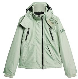 Superdry Hood MTN Windbreaker JKT A2-Famille du Vent, Sea Green, 36 Femme