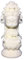 oarehol Quan Yin Statue, Mini-Cartoon-Guan-Yin-Statue, Skulptur, Heimbüro, Feng Shui-Dekoration, niedliche Kuan-Yin-Statue, weiblicher Buddha-Statue, Zen-Dekor