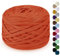 LEREATI Fettuccia per Borse a Uncinetto 285g/100m Cordino per Borse Uncinetto, Filato per Uncinetto, Cordoncino per Borse, Cestini, Tappeti, Fai da Te, Decorazioni, Artigianato (Arancione)