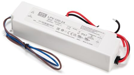 MeanWell LPV-100-24 LED-Trafo Konstantspannung 100W 0-4.2A 24 V/DC Nicht dimmbar, Überlastschutz