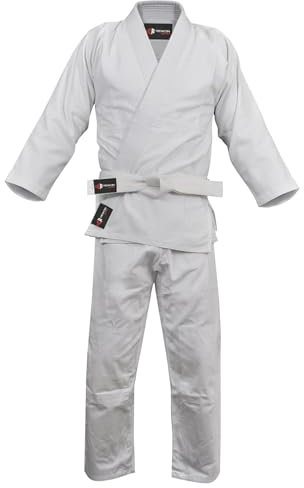 URBANSBEE Kimono Judo - Tuta da Judo Professionale 100% Cotone Ultra Leggera per Uomini/Donne, GI Judo BJJ, Arti Marziali, Kimono Karate,MMA,Jujitsu, Resistente/Comodo per Allenamento/Competizione