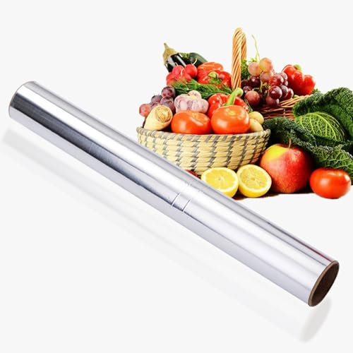 Rollo De Papel De Aluminio Para Uso Doméstico Resistente, Papel De Aluminio Para Parrilla, Papel De Aluminio Grueso Y Fuerte, Rollo De Papel De Aluminio, Papel De Aluminio Resistente Para Cocinar En C