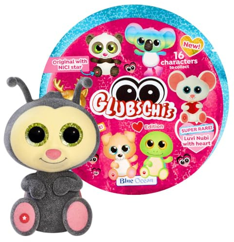 Generisch Blue Ocean Glubschis Sammelfigur Herz Serie 2 - Glubschi Glitzer - Figur Lily-May