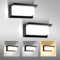 CHENBEN Aplique Pared Exterior/interior, 18W Lámpara de Pared LED Impermeable IP65 Luz de Aluminio Iluminación 3000K 4000K 6000K para la decoración de paredes interior, jardines, patios, garajes