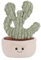Apricot Lamb Peluche en forme de plante de cactus pour enfants - Douce et mignonne - Pour bébé fille et garçon - Vert - 28 cm