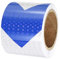 PATIKIL Ruban Réfléchissant Adhésif Flèche Bleu Blanc 1 Rouleau 10cm x 20 Mètres Ruban Adhésif Réfléchissant de Sécurité Imperméable pour Camions, Remorques, Voitures