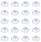 Thyonta 20 Pcs Small Plastic Suction Cups 20mm Clear Sucker Pads Without Hooks for Kitchen Bathroom Window