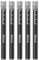 5-Pack 6mm Tile Drill Bits, Ceramic Drill Bit Set, Tungsten Masonry Set 6mm Tile Drill Bits, Diamond Drill Bits for Drilling Granite, Ceramic, Porcelain, Marble, Stone, Glass and Other Hard Materials