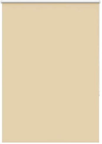 vidaXL Verdunkelungsrollo Beige 115x150 cm Stoffbreite 110,7 cm, Rollo, Klemmfix, Thermorollo, Verdunklungsrollo, Klemmrollo, Fensterrollo
