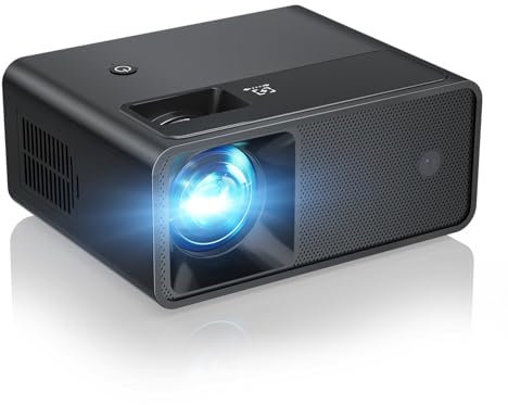 CiBest Portable Mini Projector, Updated 2025 Projector with 9500 Lux and Full HD 1080P, Movie Projector, Compatible with iOS/Android, Phone/Tablet/Laptop/PC/TV Stick/Box/Unit
