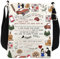 BNQL Vampir-Umhängetasche, Vampir-Geschenktasche, Mystic Falls, Geschenke, Vampir-TV-Show, inspirierte Geschenke, Vampir-Fandom-Geschenk, Sling Bag, weiß, 8.26*5.9 inches
