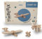 TIMBERIX Start 40 Holzspielzeug Set ab 3 Jahren - 40 Bausteine für unendliche Möglichkeiten - Montessori Klemmbausteine kompatibel mit KAPLA - fördert Kreativität, Feinmotorik und räumliches Denken