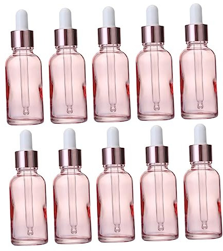 CALLARON 30pièces Flacons Compte-gouttes Vides Portables Verre Pour Huiles Essentielles Et Lotions De Voyage Set Étanchéité Irréprochable