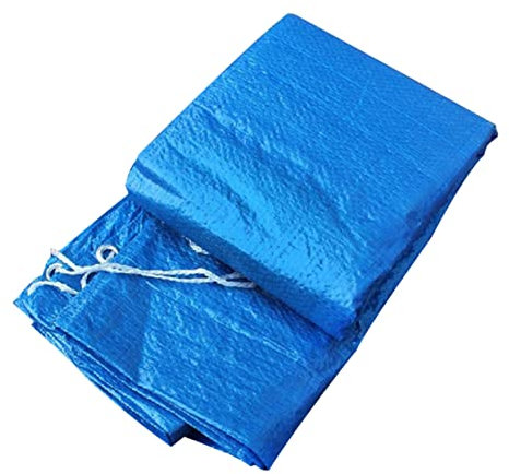 KONTONTY Runde Poolabdeckung 183 cm Durchmesser Regenschutz Für Aufblasbare Rahmenpools Abdeckplane