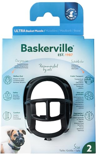 Baskerville Maulkorb für kleine Hunde, 2 Stück Company Of Animals