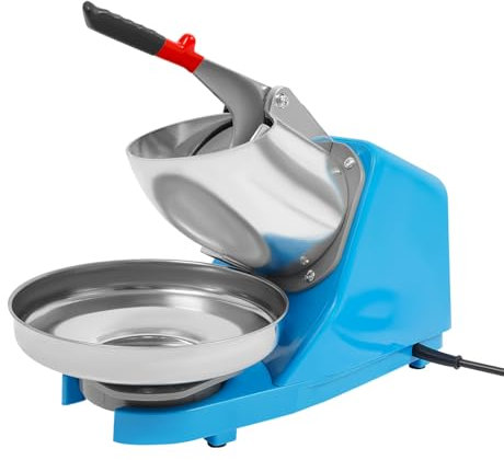 380W Elektrische Ice Crusher, 65KG/H Eiszerkleinerer Eisrasierer Maschine, Kommerziell Crushed Ice Maschine für Restaurants Hotels Cafés
