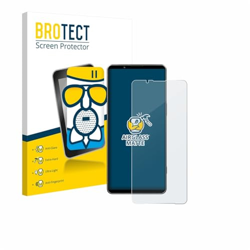 BROTECT Schutzglas für Sony Xperia 1 VII | Entspiegelnder Displayschutz Made in Germany Schutzfolie Glas Matt Anti-Reflex Kratzfest 9H Anti-Fingerprint Einfache Montage