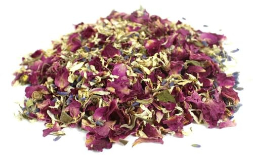 VIXDA 1–20 Packungen Hochzeitsrose, getrocknete Blütenblätter, Rosenblüten-Konfetti, natürlich, biologisch abbaubar, Pop-Hochzeits- und Partydekoration