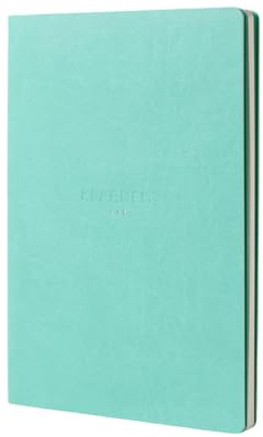 KLARHEIT AIR® 90-Tage Planer A5 – Undatiert, Softcover, Zielsetzungsjournal & Habit Tracker – Vision-Action-Reflection Framework für Fokus & Selbstführung | Minze