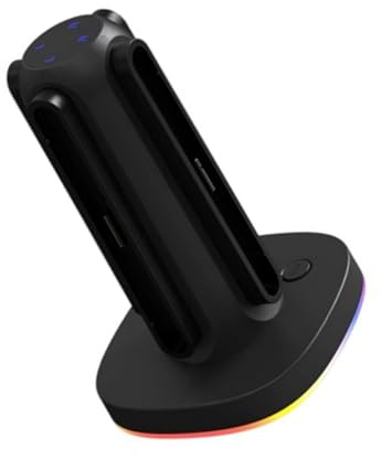 4 In 1 Ladestation Dock Cradle Controller Station Stand Für NS2 4 Controller Basislichteffekte Ladung