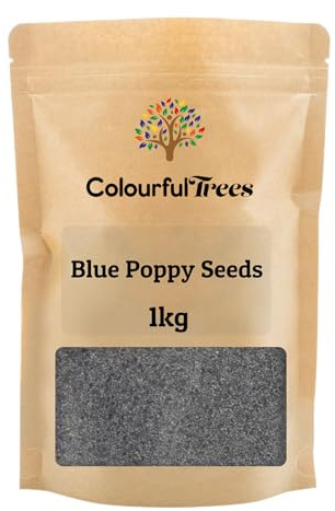 Blue Poppy Seeds 1kg by Colourful Trees