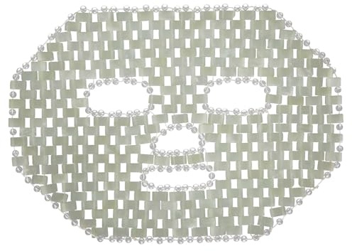 Jade Hautpflege Massagemaske für Gesicht und Augen, Kühlend und Wärmend | Schmerzlindernde Wirkung, gegen Schwellungen, zum Schlafen und Schminken, aus Jade, für Freunde
