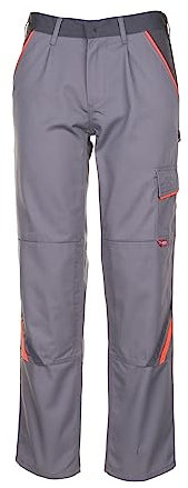 Planam 2420098 Visline Bundhose, Zink/Orange/Schiefer, Größe 98