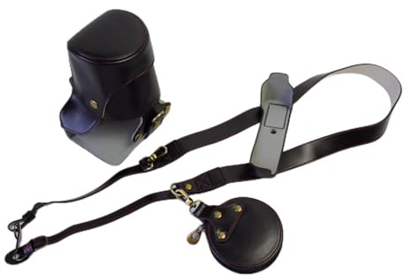 Zakao Étui pour appareil photo Fuji X-E3 XE3 Objectif 16-50 mm 18-55 mm avec bandoulière et mini sac Noir