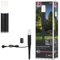 Paulmann 94384 LED Außenleuchte Pollerleuchte Flarea IP65 200mm incl. 1x3,1 Watt Schwarz Außenlampe Aluminium 3000 K