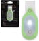 Clipglow,Luz de enfermera con clip, luz nocturna de enfermería, brillante, ligera, magnética, portátil, linterna recargable por USB para insignia, regalo de enfermera de 10 a 25 lúmenes, color verde