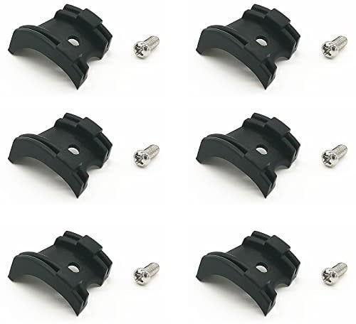 6 Pcs Shifter Cable Holder Clip Road Bike Anti Friction Bottom Bracket Tube Housing Routing Guide Slot Clip with Screws for Front Rear Shifter Brake Guiding Road Bike