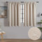 MRTREES Tende per Interni Oscuranti 60x160cm 2 Pezzi Termiche Isolanti Tende Moderno con Bastoni Camera da Letto Soggiorno Finestre Camerette Bambini Acustico Elegante Beige