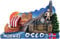 Oslo Norwegen Magnet Kühlschrank Kühlschrank Magnet Dekoration Aufkleber Souvenir Harz Handwerk Küche Whiteboard