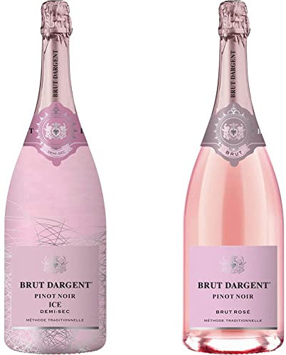 Brut Dargent Ice Rose Pinot Noir Demi-Sec Halbtrocken (1 x 1.5 l) & Pinot Noir Brut Trocken (1 x 1.5 l)