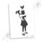 LaserCad Schablonen BANKSY Streetart (B050, Bomb Hugger, DIN A2) Stencil für Graffiti, Airbrush, Kunst, Deko, zum Malen