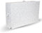 Breathable White with Silver Floral Design Large Wedding Dress Box - Underbed Storage Boxes, Wedding Dress Storage Box, Wardrobe Organiser size 50x80x20cm