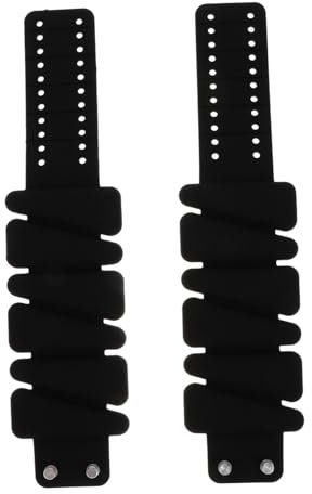 Kisangel 1 Paar Gewichts Armband Übungsgewichte Uhrenarmbänder Laufendes Armband Strapazierfähige Sandsäcke Verstellbare Armbänder Manschettenarmband Schwer Fitness Kieselgel Gewichtsgürtel