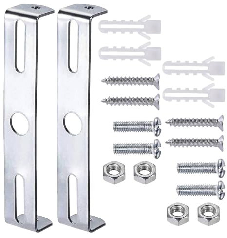 2 Set 110mm Ceiling Light Plate Kit Ceiling Lighting Bracket with Screws Accessories Lighting Fixture Ceiling Plate Bracket for Chandelier Lighting Home Office Silver