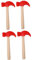 TOYANDONA 4 Pcs Wooden Hammer Toys Mini Wooden Kids Hammer Simulation Small Mallet Pounding Baby Toy for Party