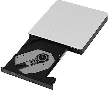 Gatuida Usb 3.0 External Optical Drive Portable Dvd Player Rewriter Compatible Pc Laptop Desktop and Tv