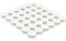 PYJLBX Magnete - 40 Stck Khlschrankmagnete Stark Mini Rund Magnet Whiteboard Magnete fr Khlschrank Magnetwand Pinnwand (Wei)