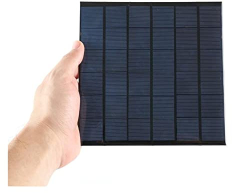 Panneaux solaires Panneau solaire 6V 9V 18V Mini système solaire DIY for les chargeurs de téléphone portable de batterie portable 2W 3W 4.5W 6W 10W 20W Cellule photovoltaïque ( Color : 9V 4.5W , Size