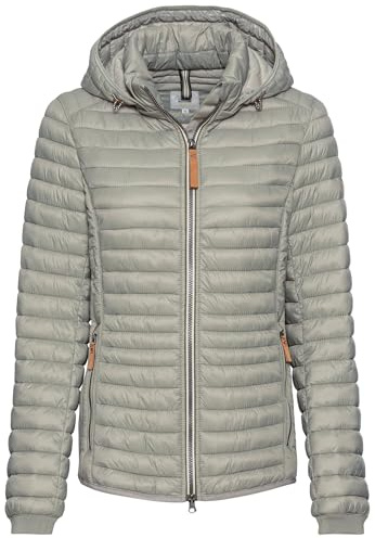camel active Damen Leichte Steppjacke I Winddicht und wasserarbweisend Salbei Grün, womenswear-36