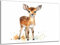 Munera Design - Bild 40x60 - süße Tiere Wasserfarben Reh - Wand-Bilder Kinder-Zimmer