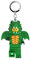 LEGO Minifigures - Llavero de luz – Traje de dragón niña – Figura de 3 pulgadas de alto (KE224H), verde, grande – 3 pulgadas de alto, Verde, Large - 3 inches tall