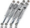 Stoßdämpfer Tieferlegung Set chrom 280 mm + 300 mm kompatibel mit Simson Schwalbe KR51 Star