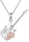 YFN Gitarren Anhänger Halskette Sterling Silber Musik Schmuck Geschenk für Frauen und Mädchen
