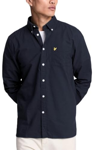 Lyle & Scott Oxford Hemd Herren – 100% Baumwolle | Button Down Kragen und Oxford Webart | XS-XXL