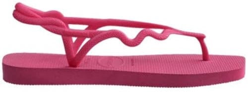 Havaianas - Soleil, Elegant, Durable, and Comfortable Sandals, T-Strap Style, Back Closure, Wavy Straps, and Square Edged Sole, Women,6/7UK