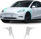 FDAIUN Vorgeschnittene Autolack-Schutzfolie für Tesla Model Y 2020 2021 2022 2023 Glänzend Klar PPF Selbstheilende TPU HD Lackschutzfolie Fender 2Stück Zubehör